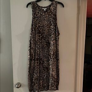 Bar III Animal Print Midi Dress